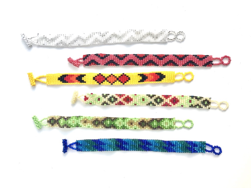 Guatemalan Artisan Thin Beaded Bracelets